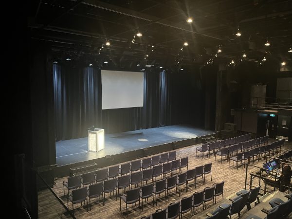 Theatre with stage and seating